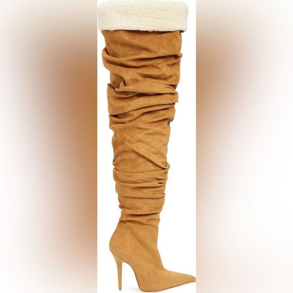 Jeffrey Campbell Igloo Slouchy Thigh High Boot 8.5 - Picture 5 of 10